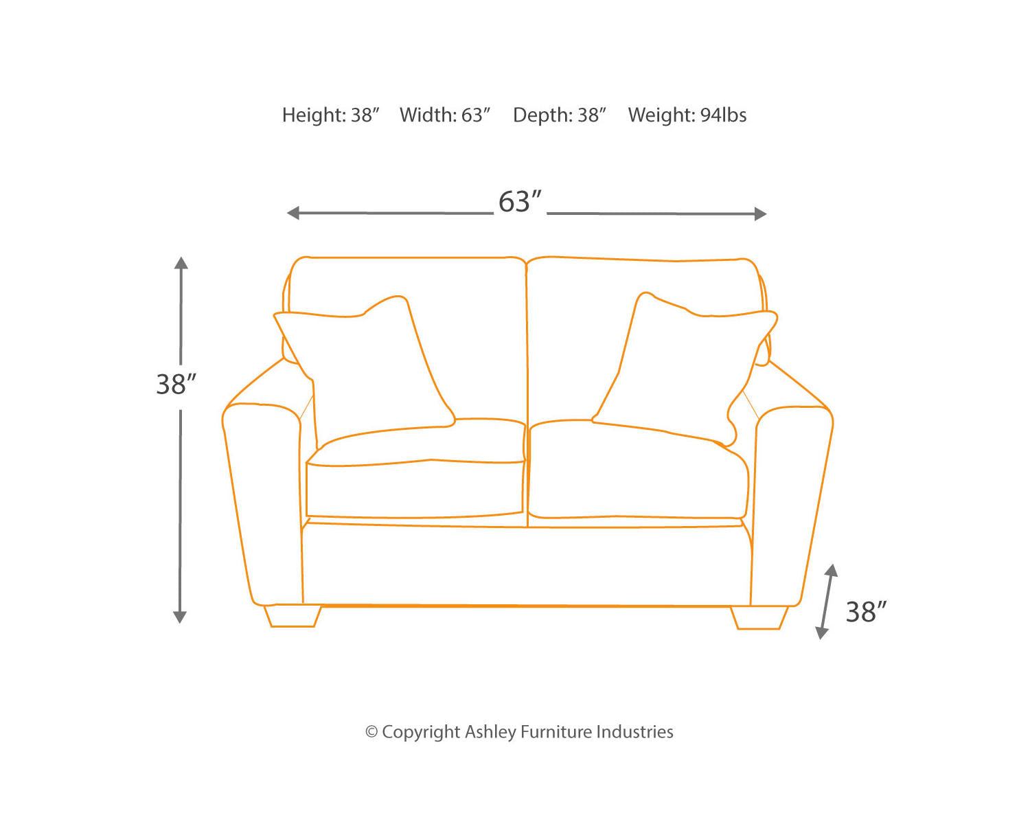 Calicho Loveseat