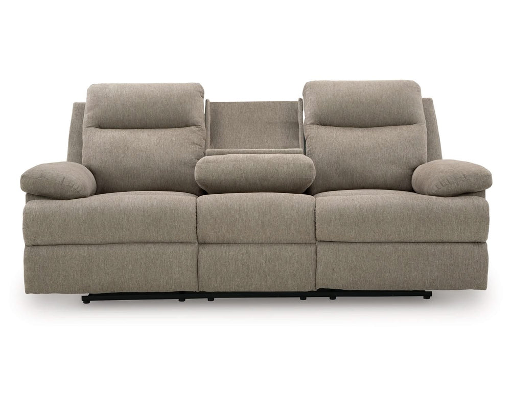 Sofá reclinable Side-Swipe con mesa abatible