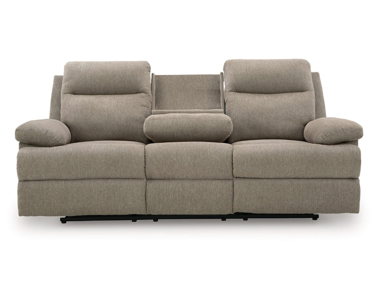 Sofá reclinable Side-Swipe con mesa abatible