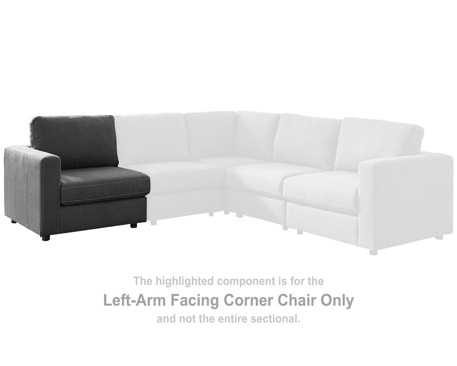 Candela Left-Arm Facing Corner Chair