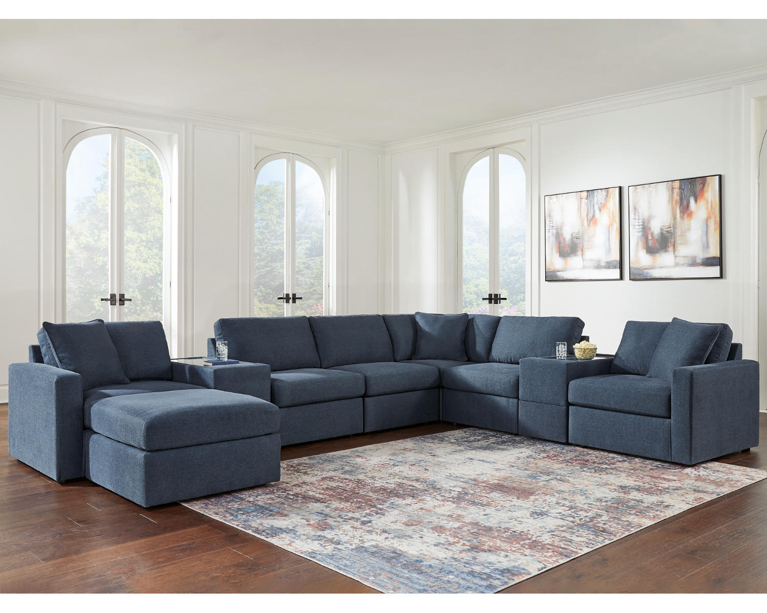 Modmax 8-Piece Sectional and Ottoman