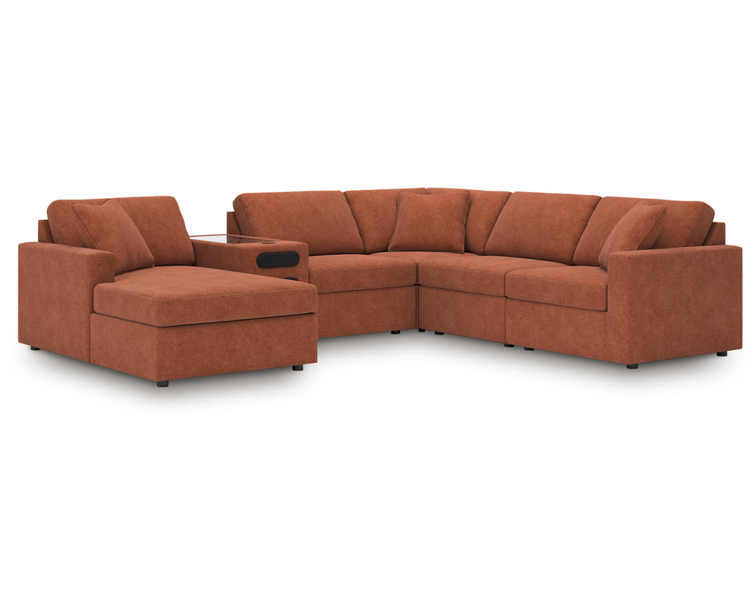 Modmax 6-Piece Sectional with Audio System and Chaise