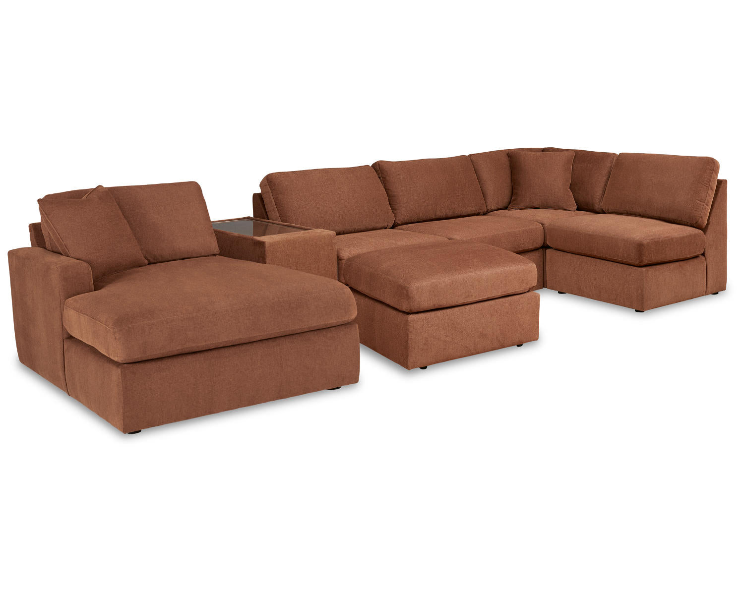 Modmax 6-Piece Sectional with Chaise and Ottoman