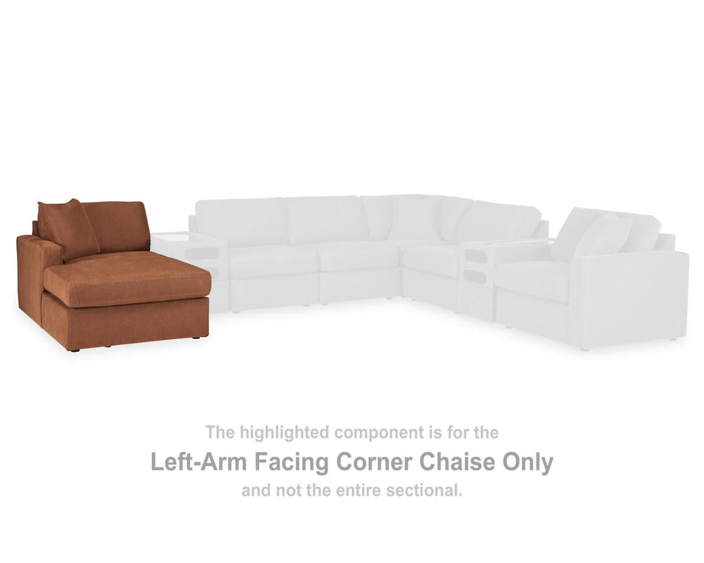 Chaise longue esquinera con brazo izquierdo Modmax