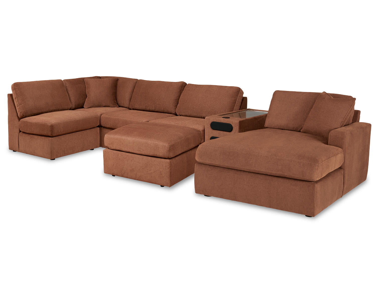 Modmax 6-Piece Sectional with Chaise and Ottoman