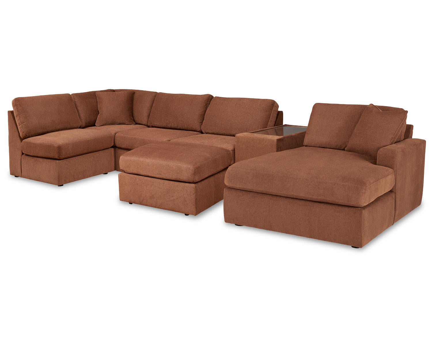 Modmax 6-Piece Sectional with Chaise and Ottoman