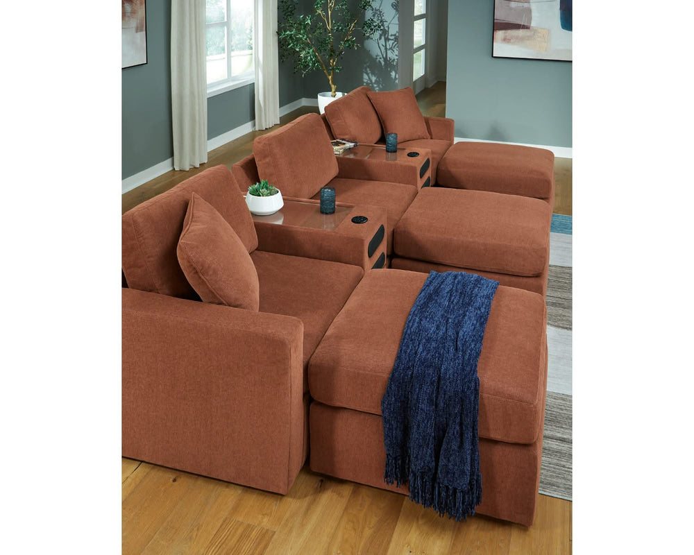 Modmax 5-Piece Sectional and 3 Ottomans