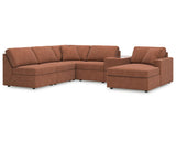 Seccional Modmax de 6 piezas con chaise longue