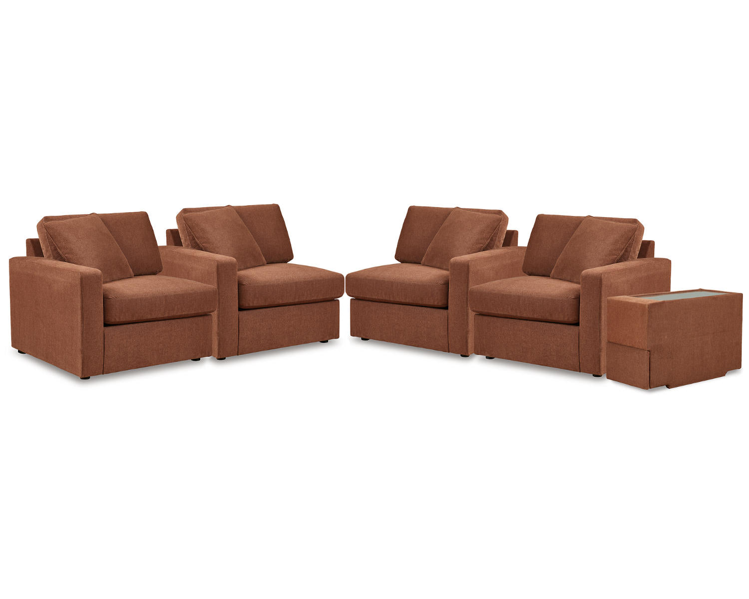 Modmax 3-Piece Sectional Sofa and 2-Piece Sectional Loveseat