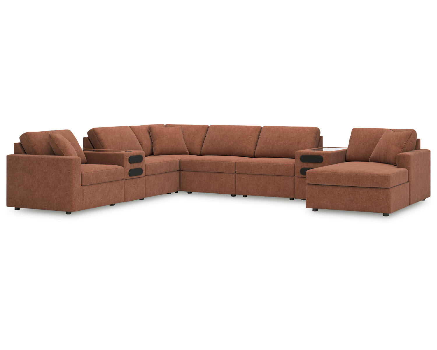 Modmax 8-Piece Sectional with Audio System and Chaise