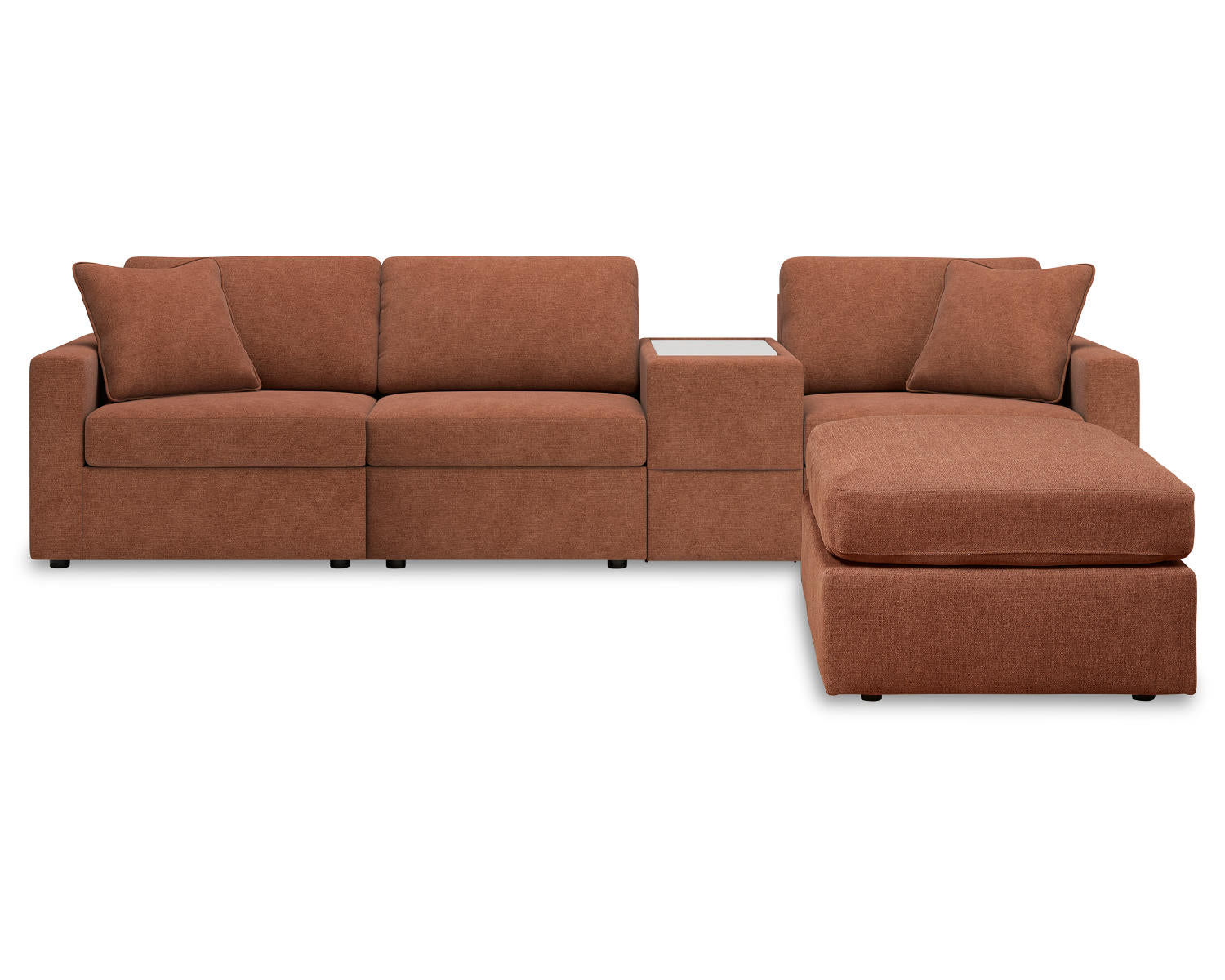 Modmax 4-Piece Sectional and Ottoman