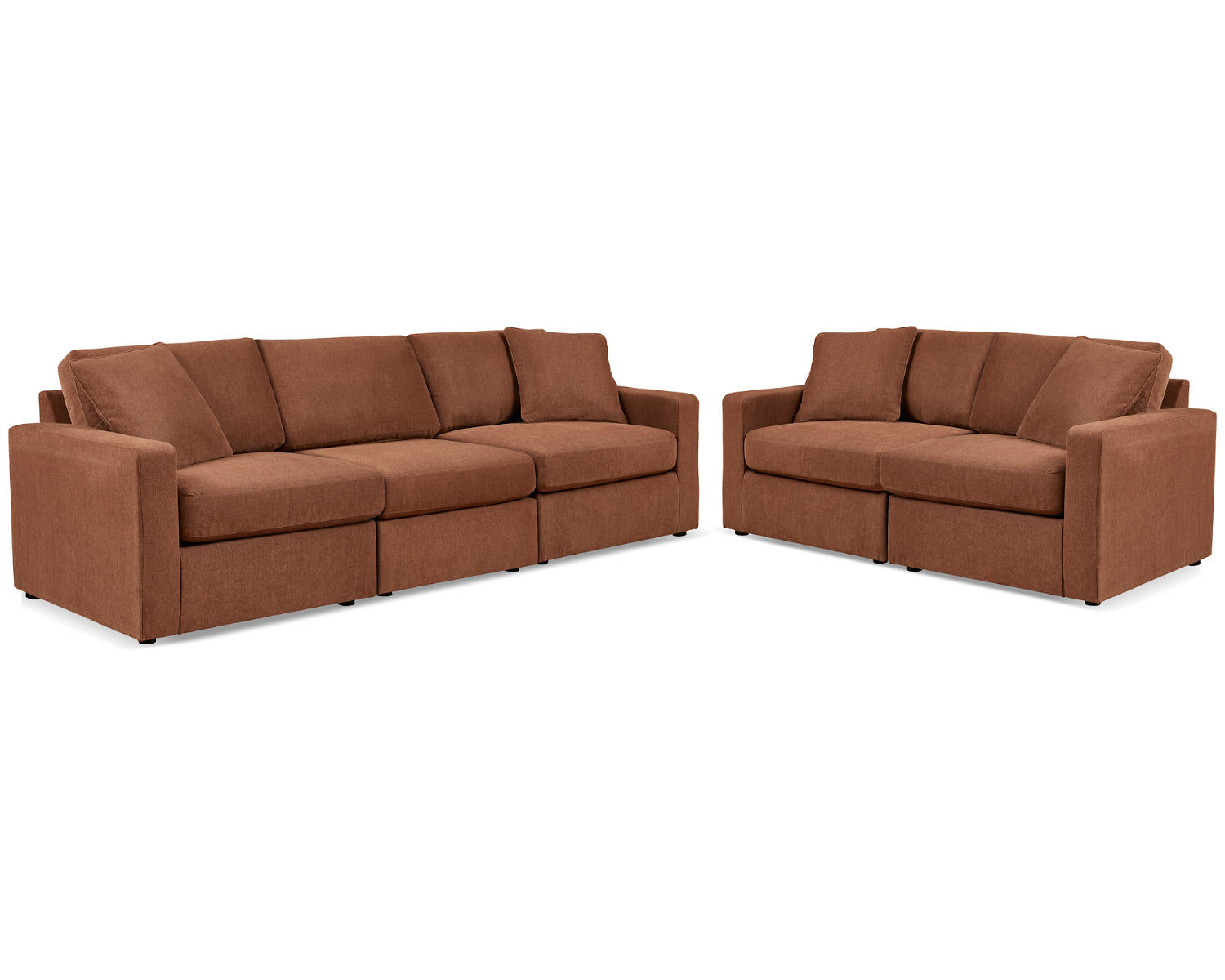 Modmax 3-Piece Sectional Sofa and 2-Piece Sectional Loveseat