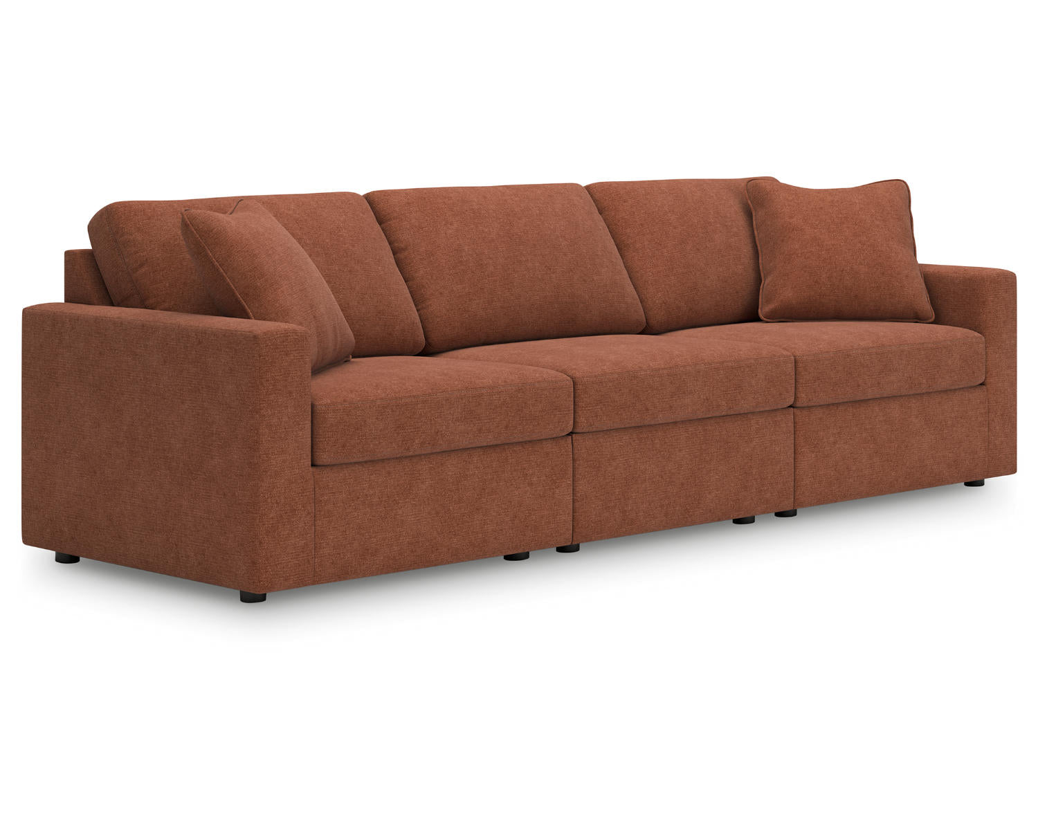Modmax 3-Piece Sectional Sofa, 2-Piece Sectional Loveseat and Swivel Glider Recliner