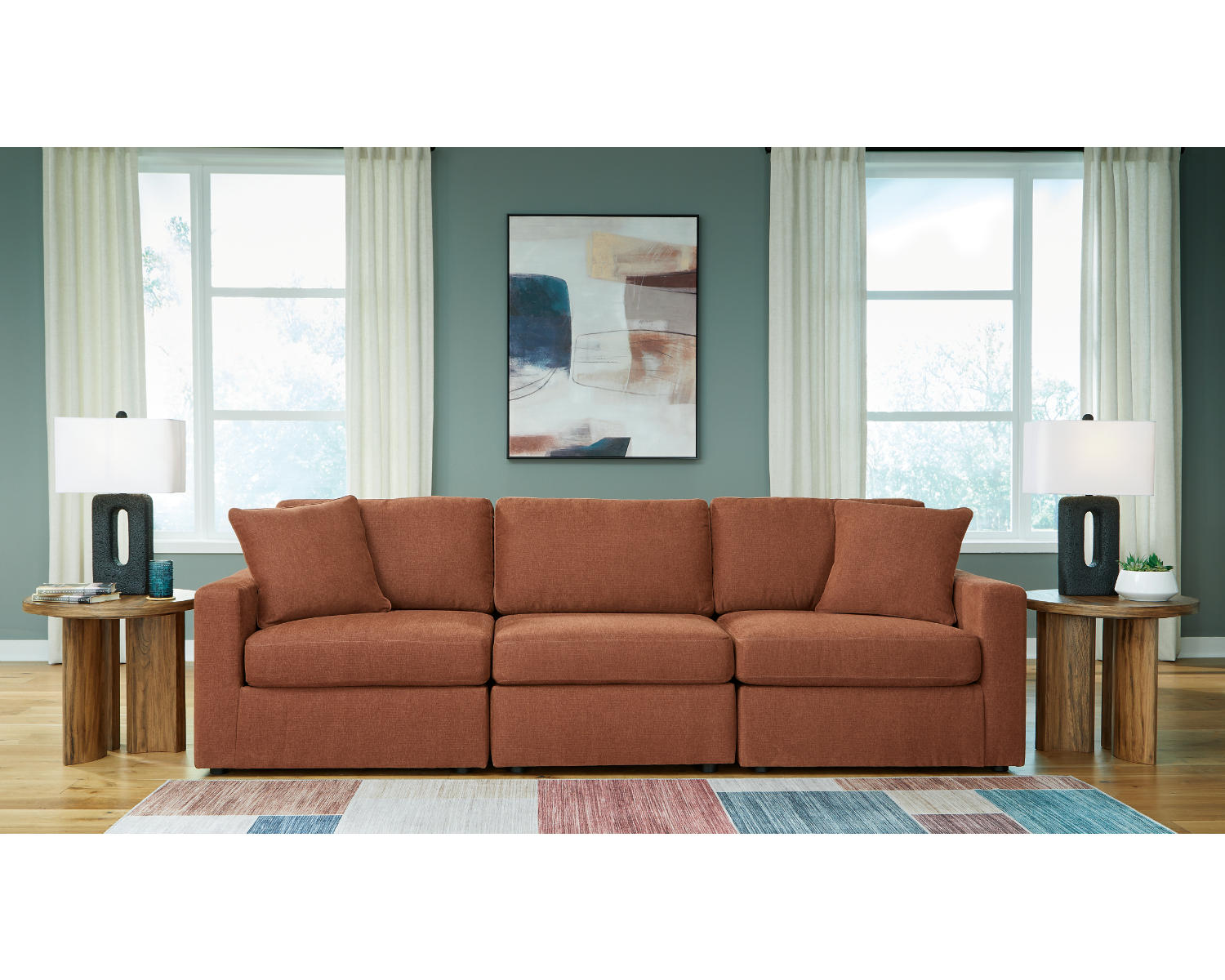Modmax 3-Piece Sectional Sofa and 2-Piece Sectional Loveseat
