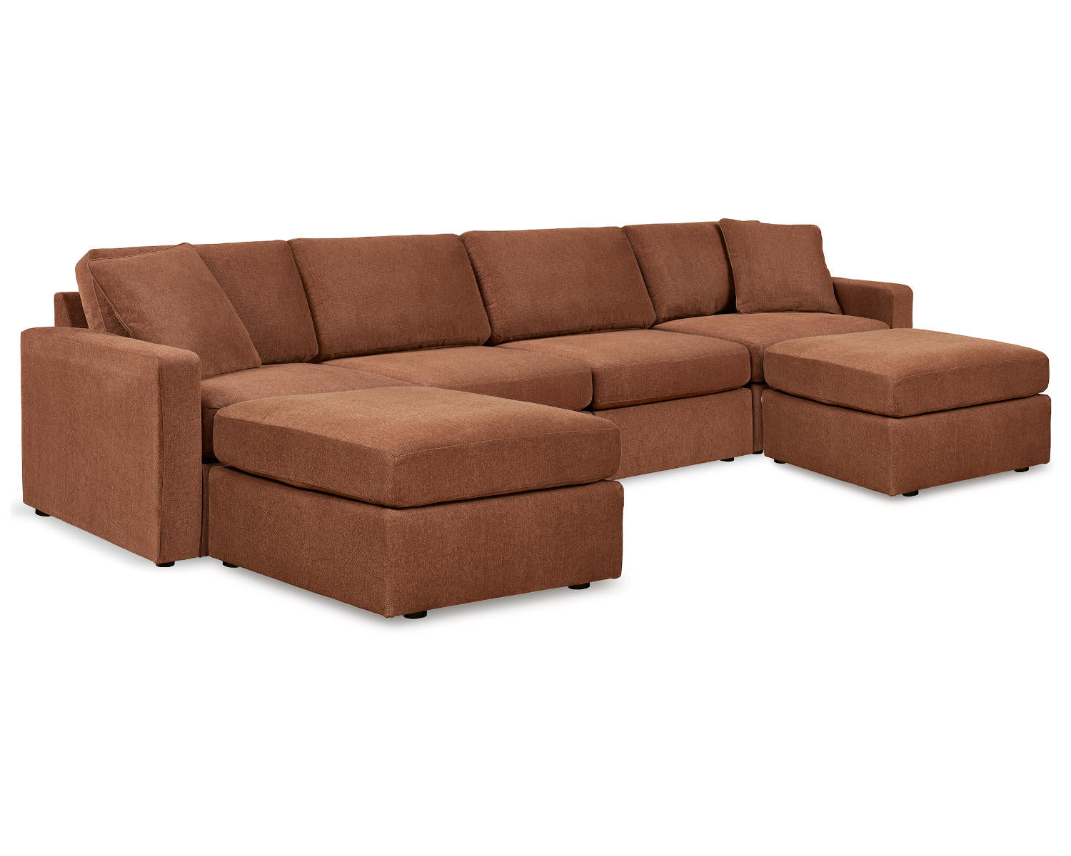 Modmax 4-Piece Sectional and 2 Ottomans