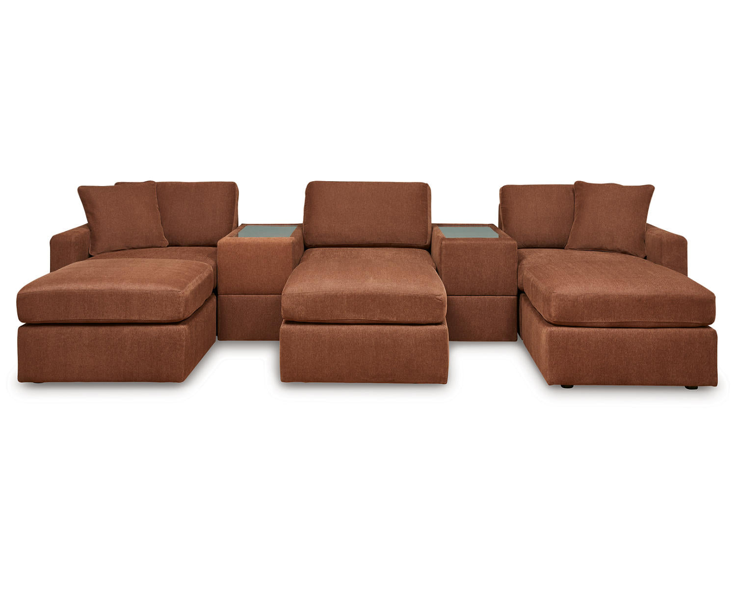 Modmax 5-Piece Sectional and 3 Ottomans