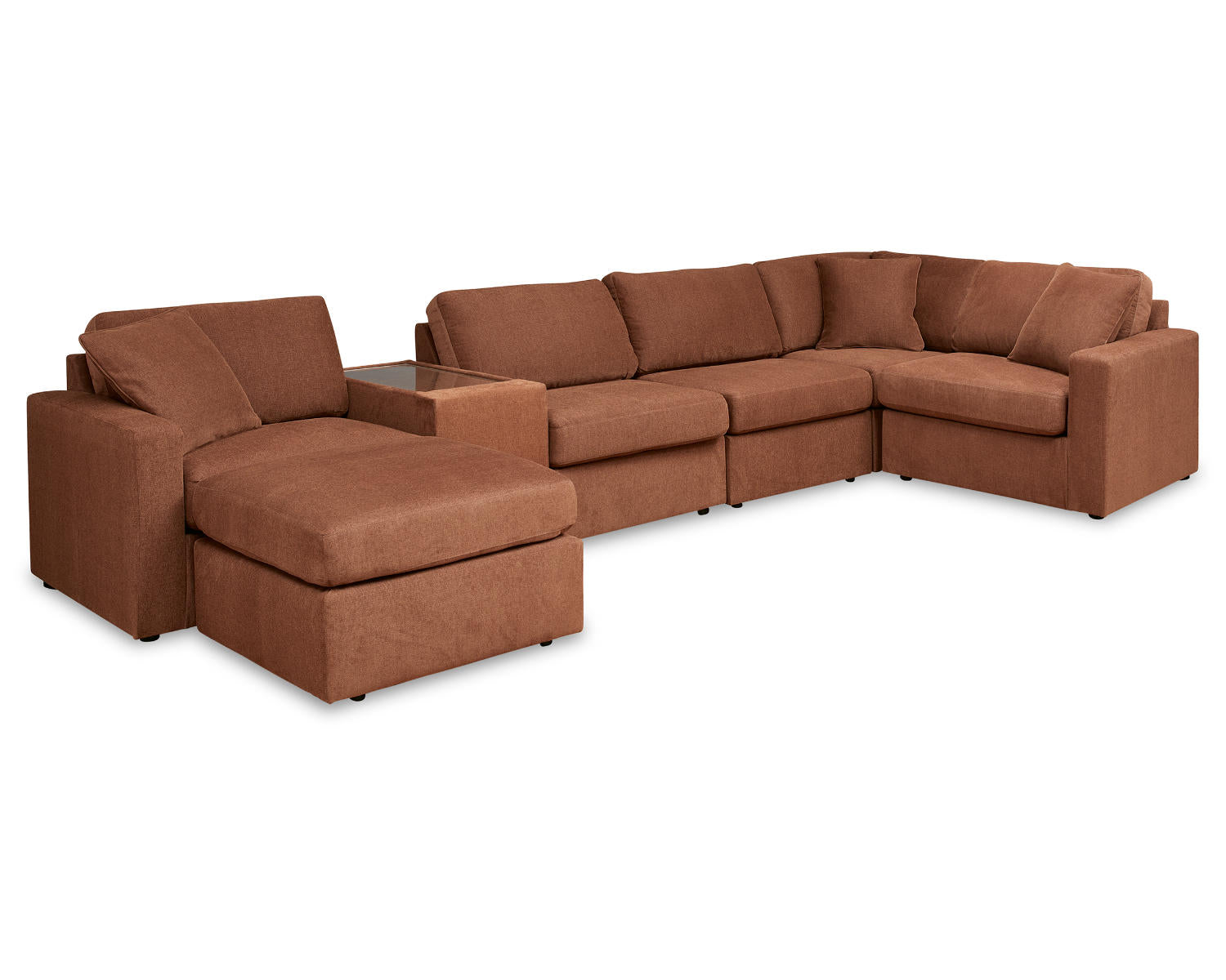 Modmax 6-Piece Sectional and Ottoman