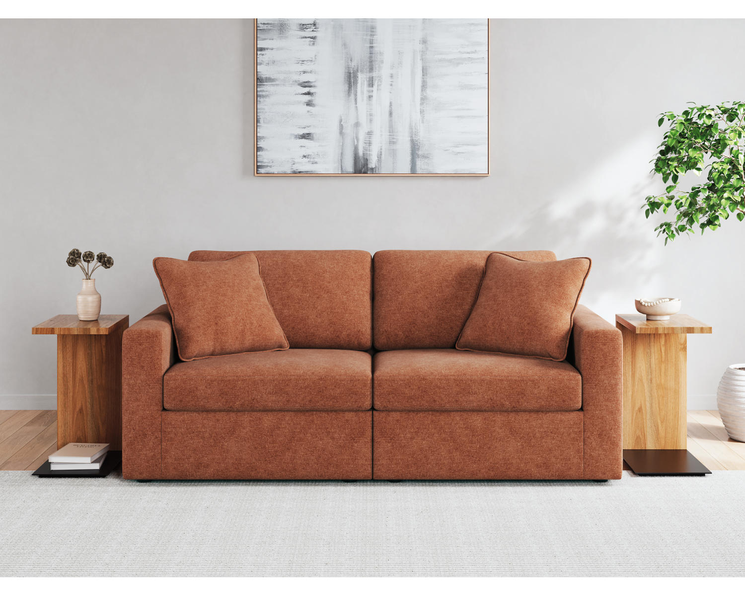 Modmax 3-Piece Sectional Sofa and 2-Piece Sectional Loveseat