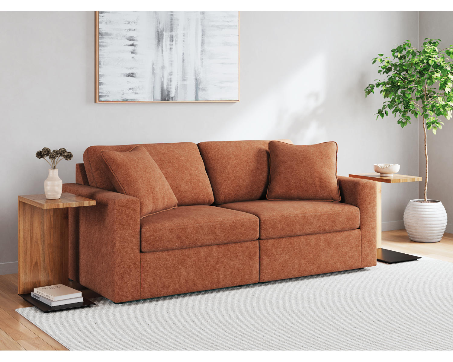 Modmax 3-Piece Sectional Sofa and 2-Piece Sectional Loveseat