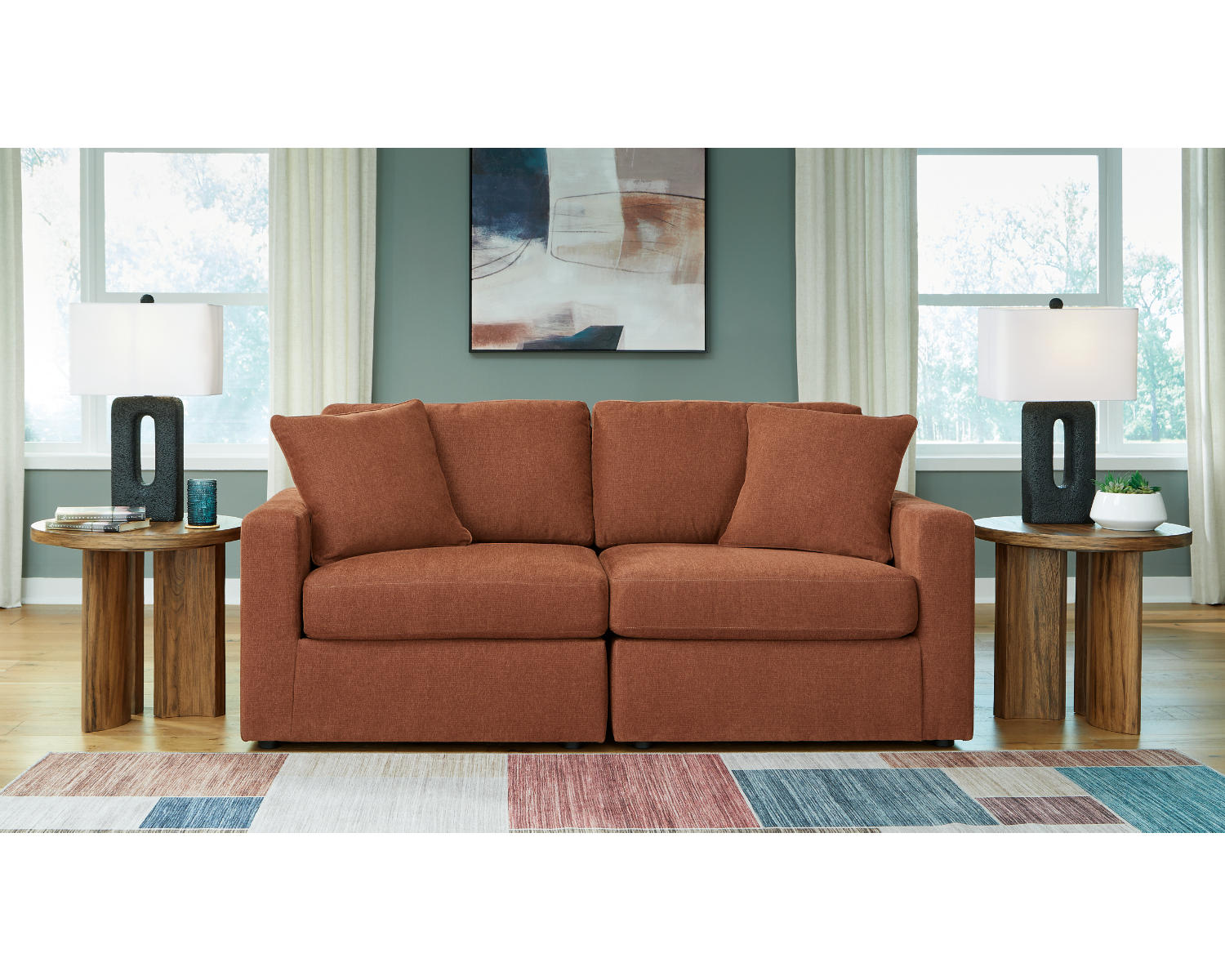 Modmax 3-Piece Sectional Sofa and 2-Piece Sectional Loveseat