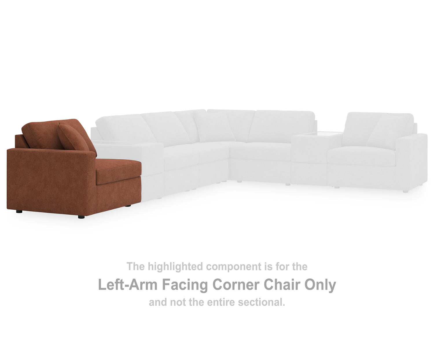 Modmax Left-Arm Facing Corner Chair