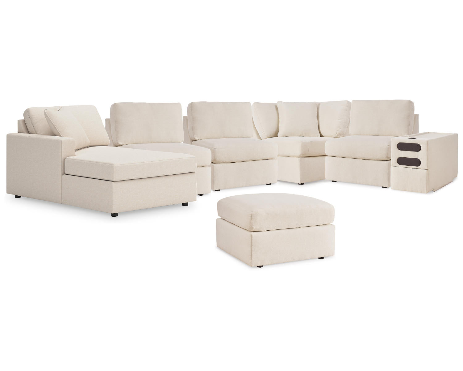 Modmax 6-Piece Sectional with Chaise and Ottoman