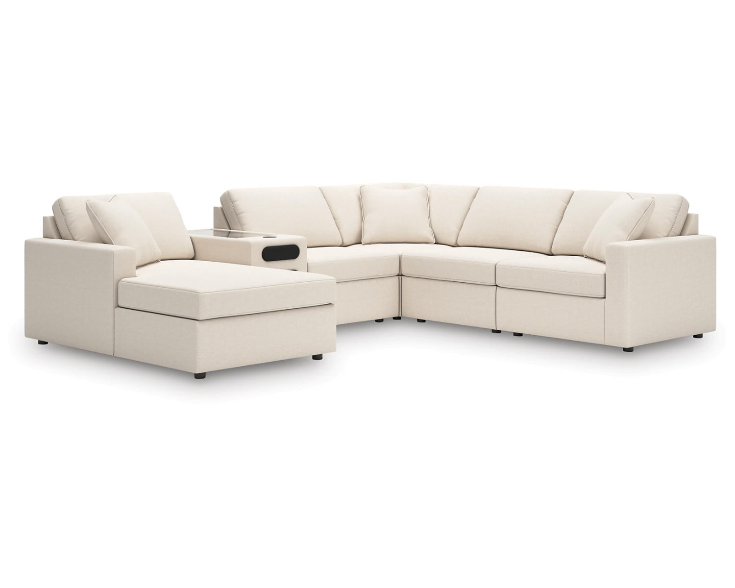 Modmax 6-Piece Sectional with Audio System and Chaise