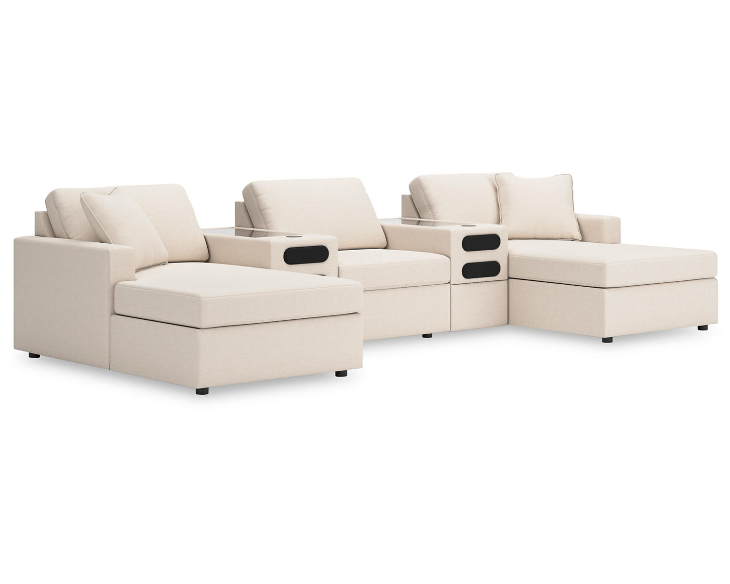 Modmax 5-Piece Double Chaise with Audio Consoles