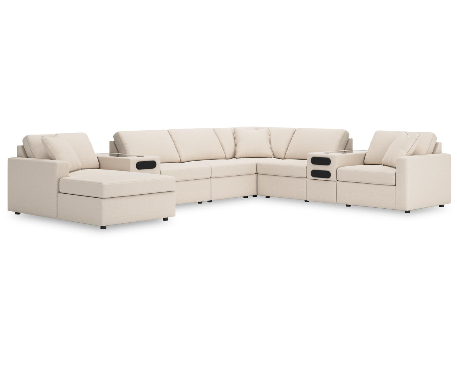 Modmax 8-Piece Sectional with Audio System and Chaise