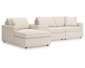 Seccional Modmax de 4 piezas con chaise longue