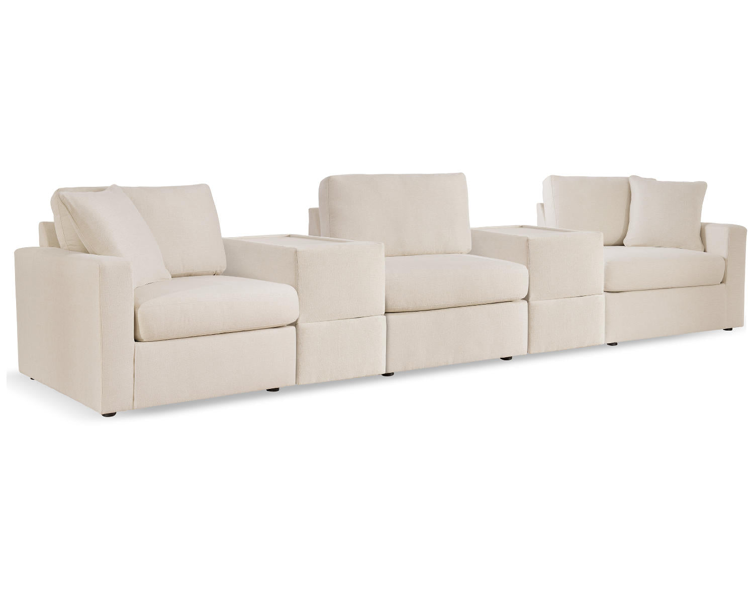 Modmax 5-Piece Sectional and 3 Ottomans