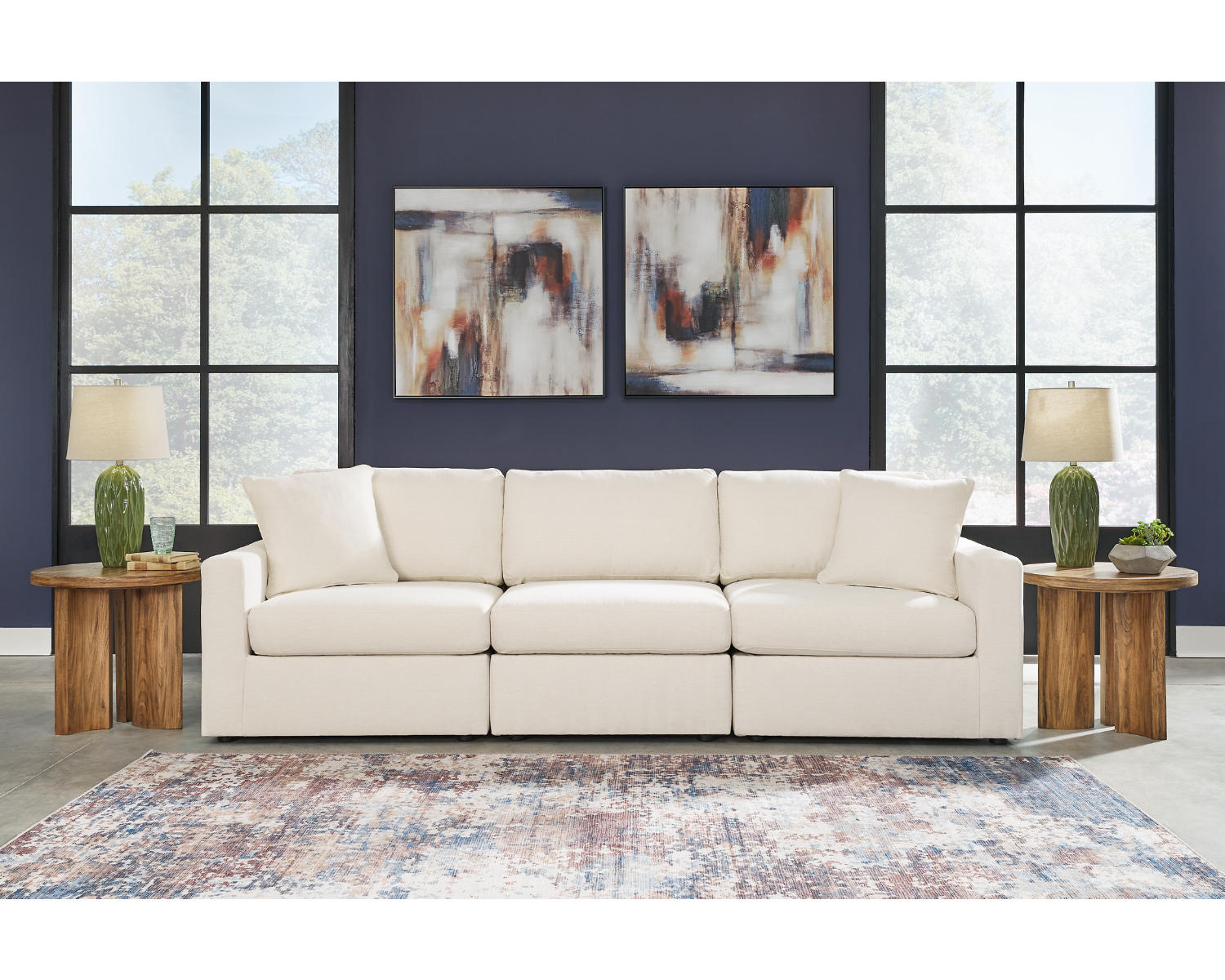 Modmax 3-Piece Sectional Sofa and 2-Piece Sectional Loveseat