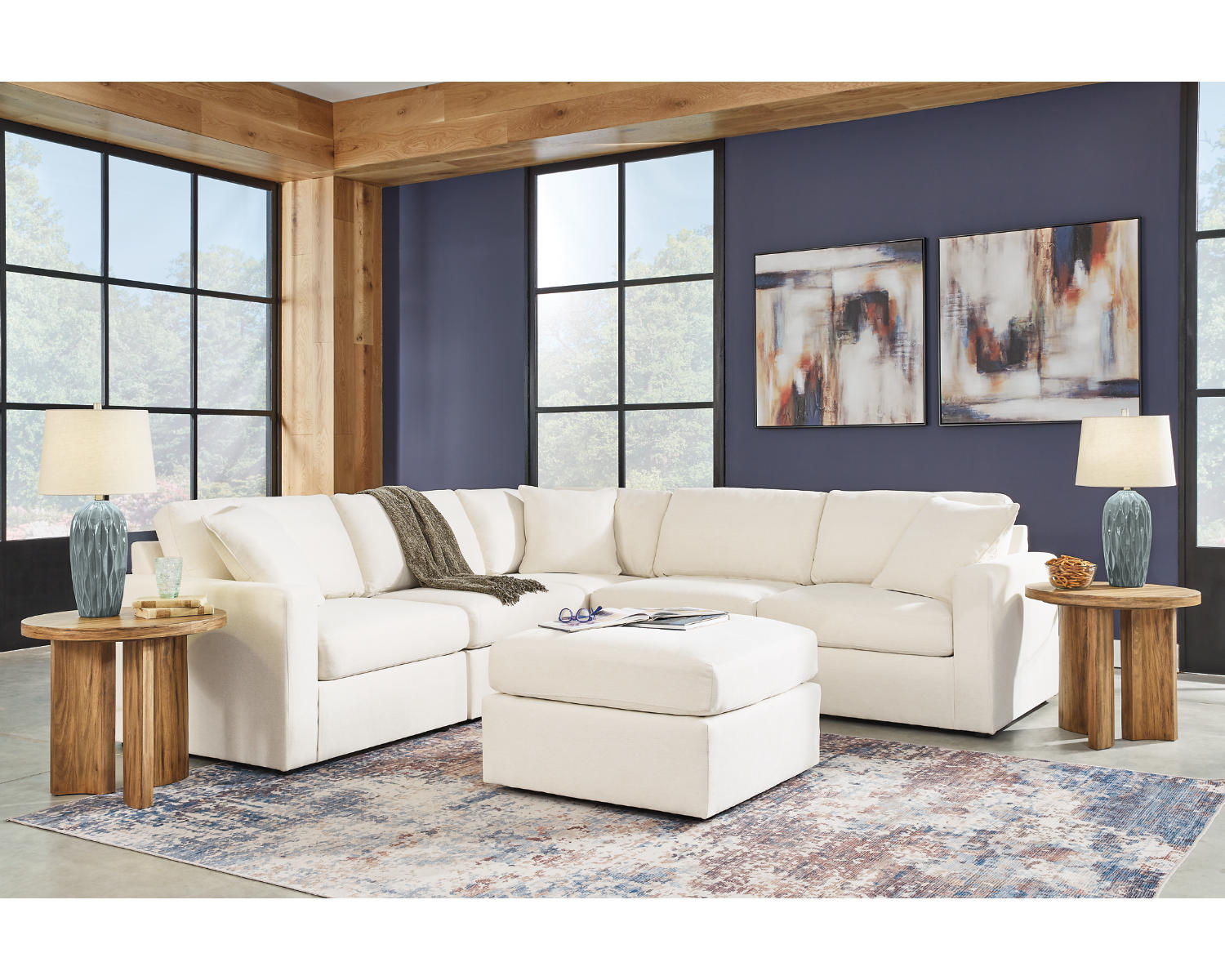 Modmax 5-Piece Sectional and Ottoman