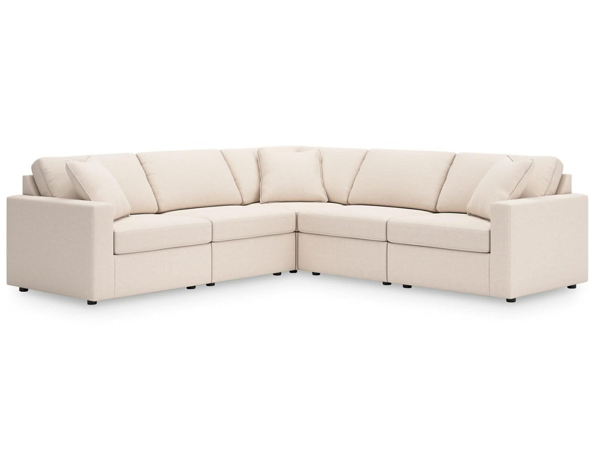 Sillón reclinable giratorio seccional de 5 piezas Modmax
