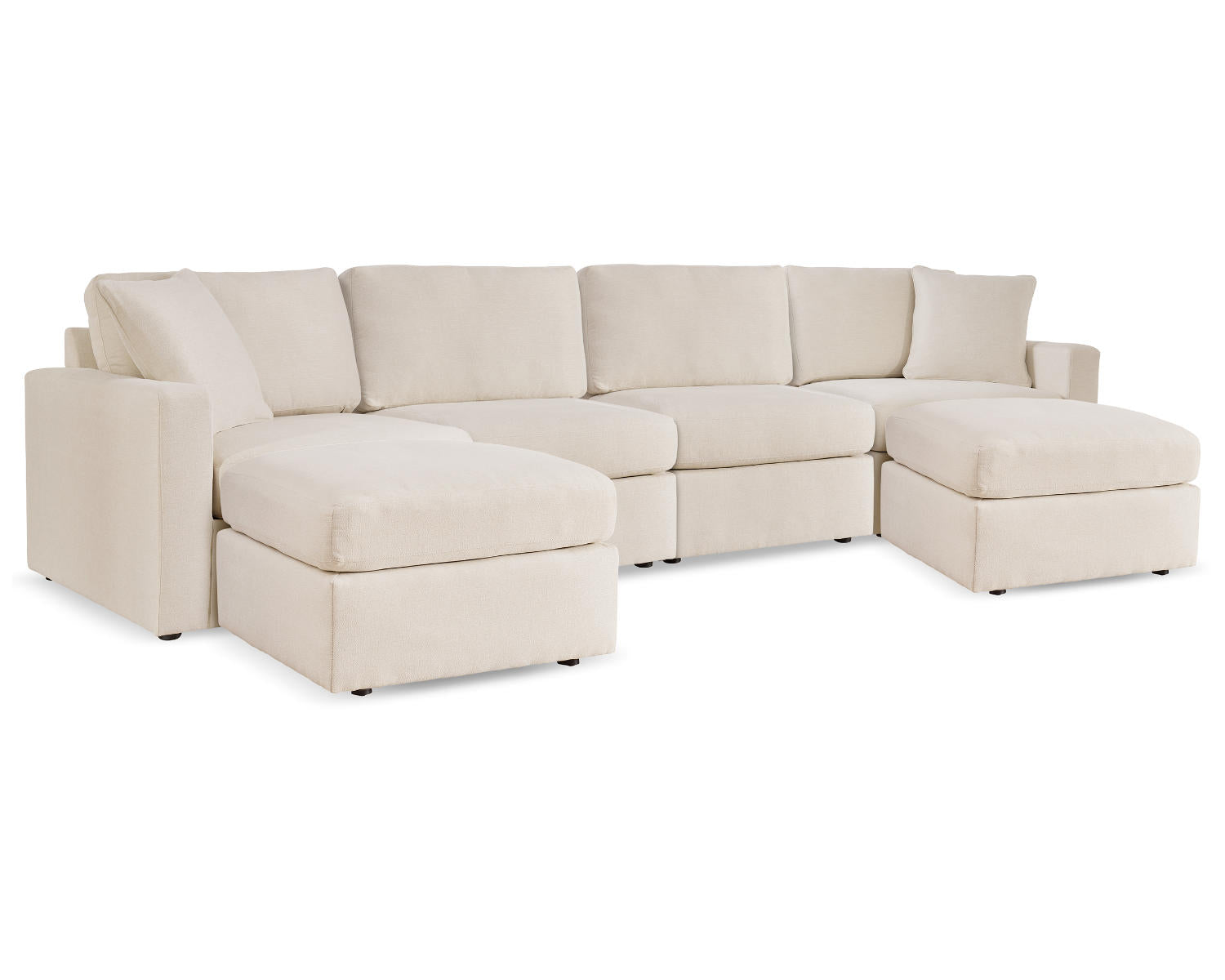 Modmax 4-Piece Sectional and 2 Ottomans