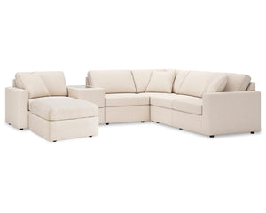 Modmax 6-Piece Sectional and Ottoman