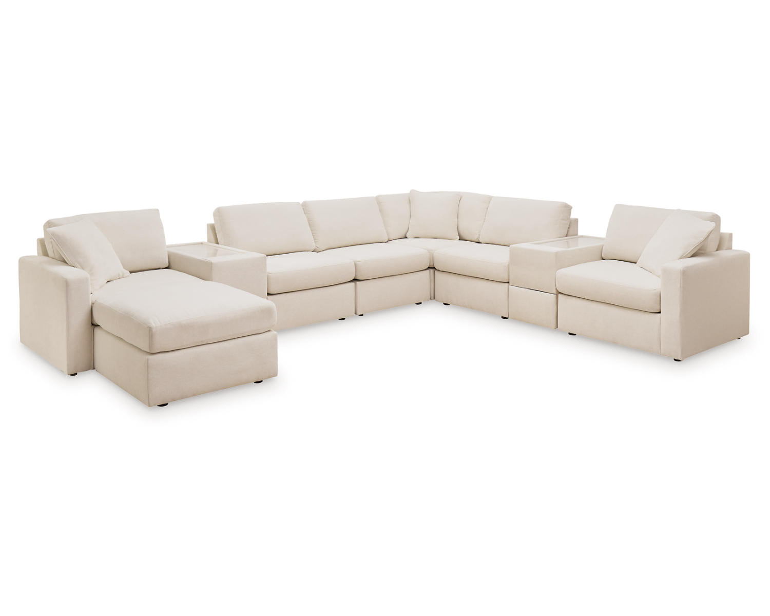Modmax 8-Piece Sectional and Ottoman