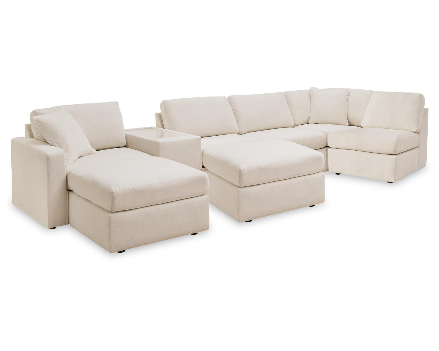 Modmax 6-Piece Sectional and 2 Ottomans