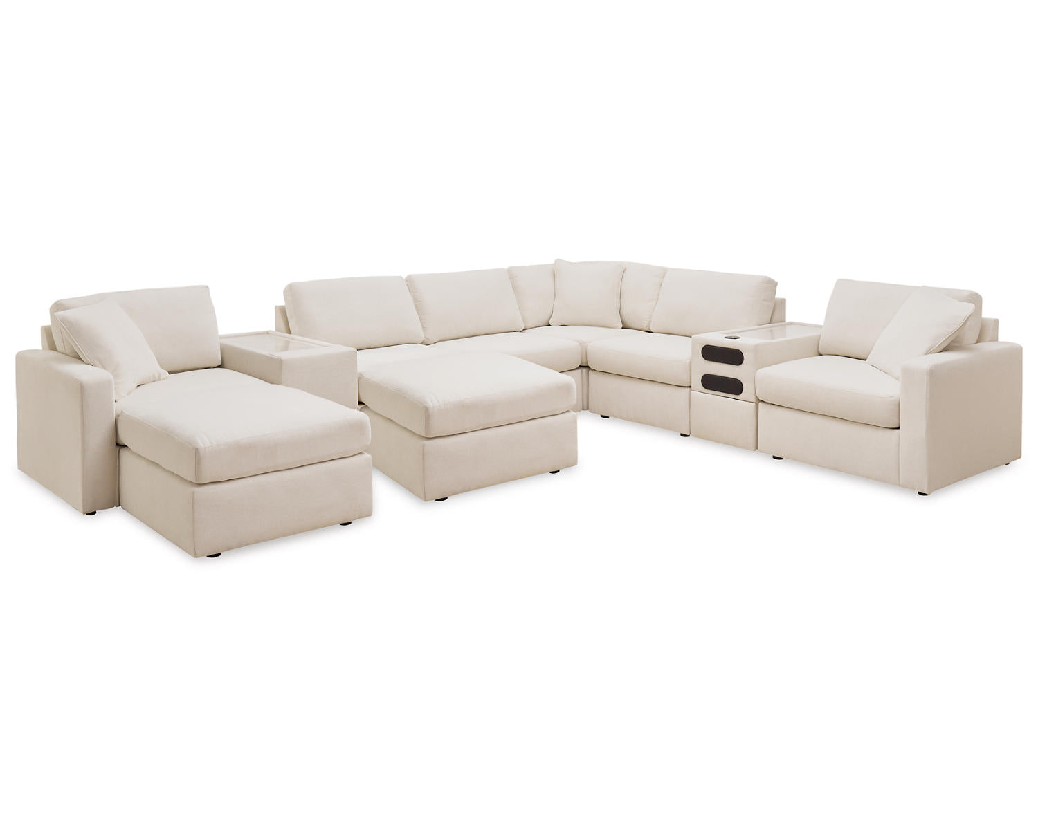 Modmax 8-Piece Sectional and 2 Ottomans