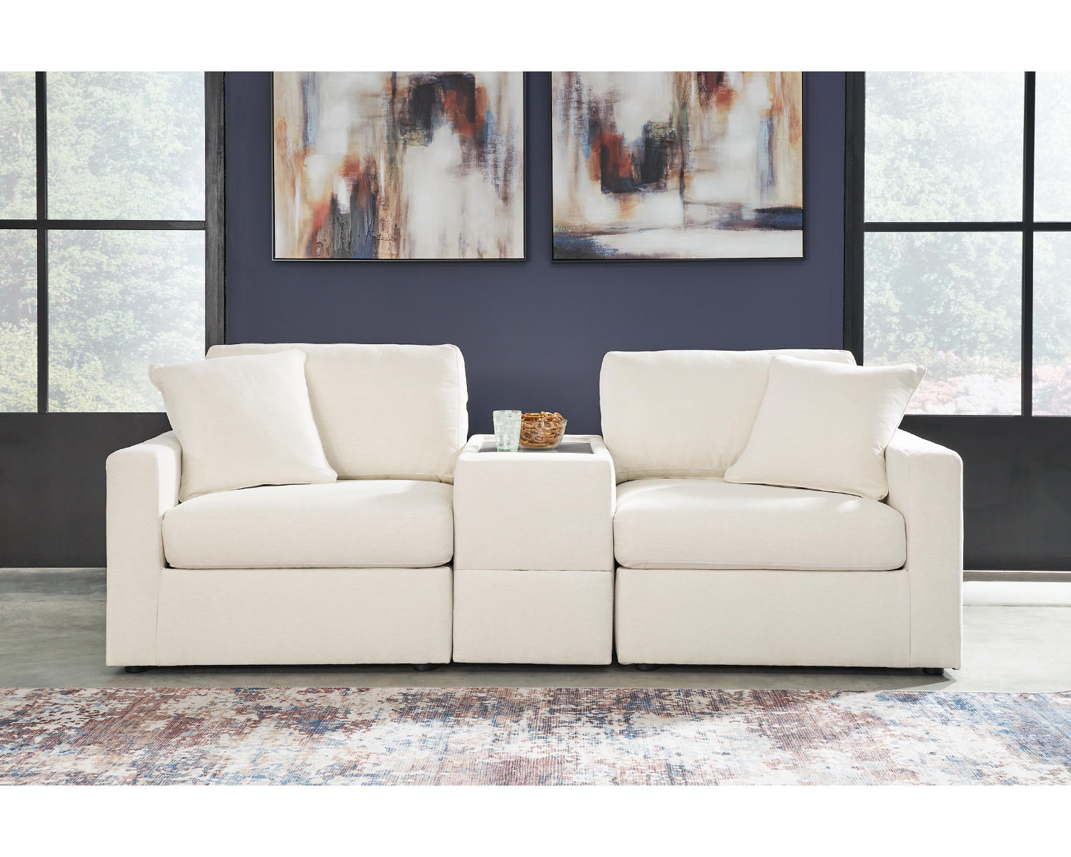 Modmax 3-Piece Sectional Sofa and 2-Piece Sectional Loveseat