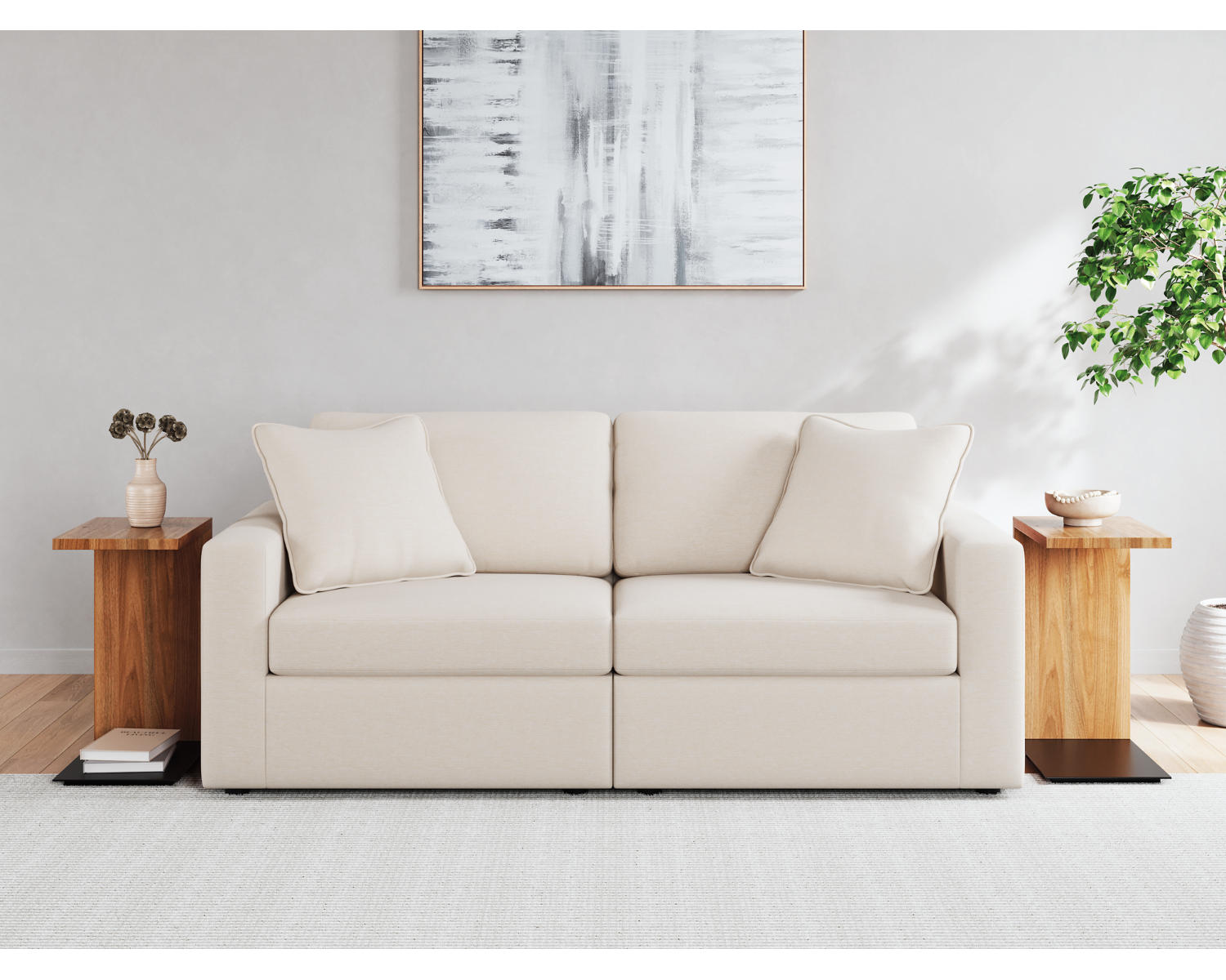 Modmax 3-Piece Sectional Sofa and 2-Piece Sectional Loveseat