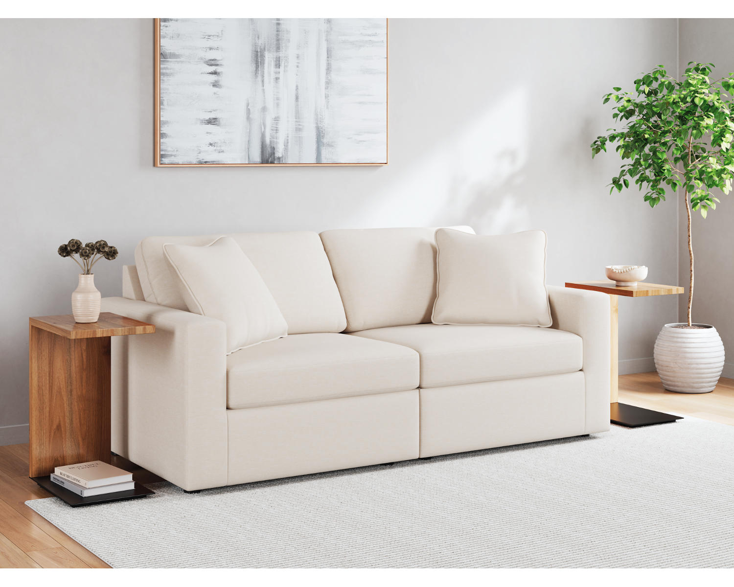 Modmax 3-Piece Sectional Sofa and 2-Piece Sectional Loveseat