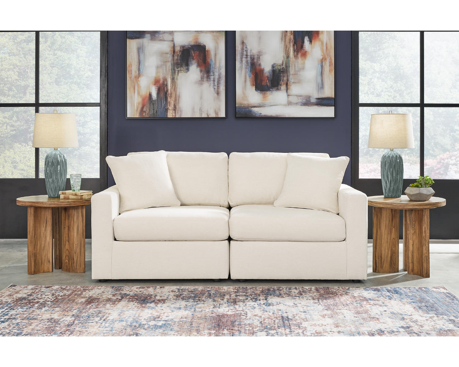 Modmax 3-Piece Sectional Sofa and 2-Piece Sectional Loveseat