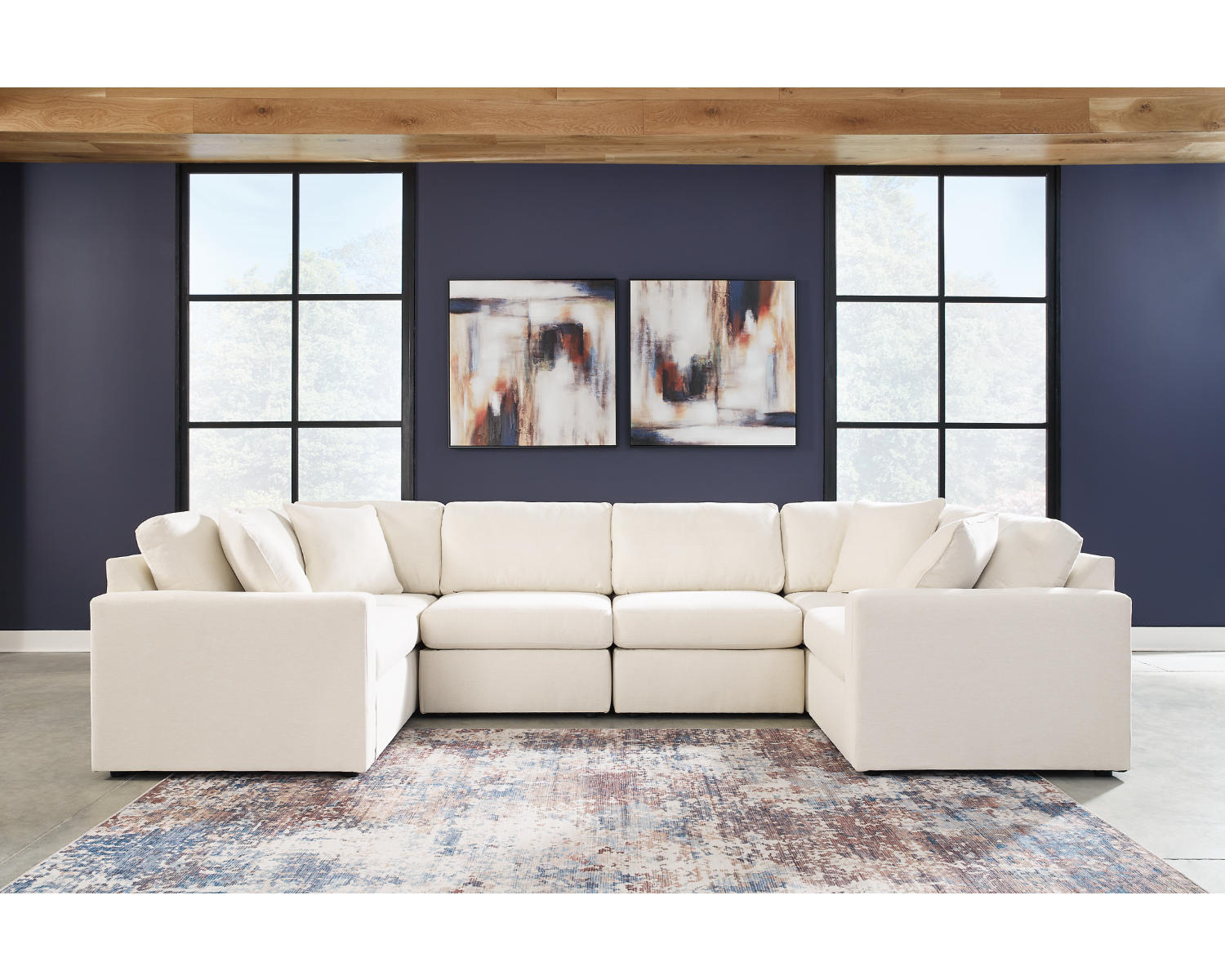Modmax 6-Piece Sectional and Ottoman