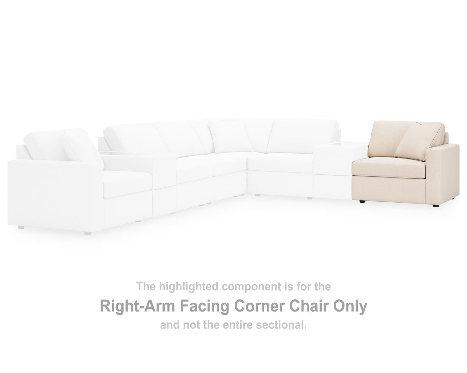 Modmax Right-Arm Facing Corner Chair