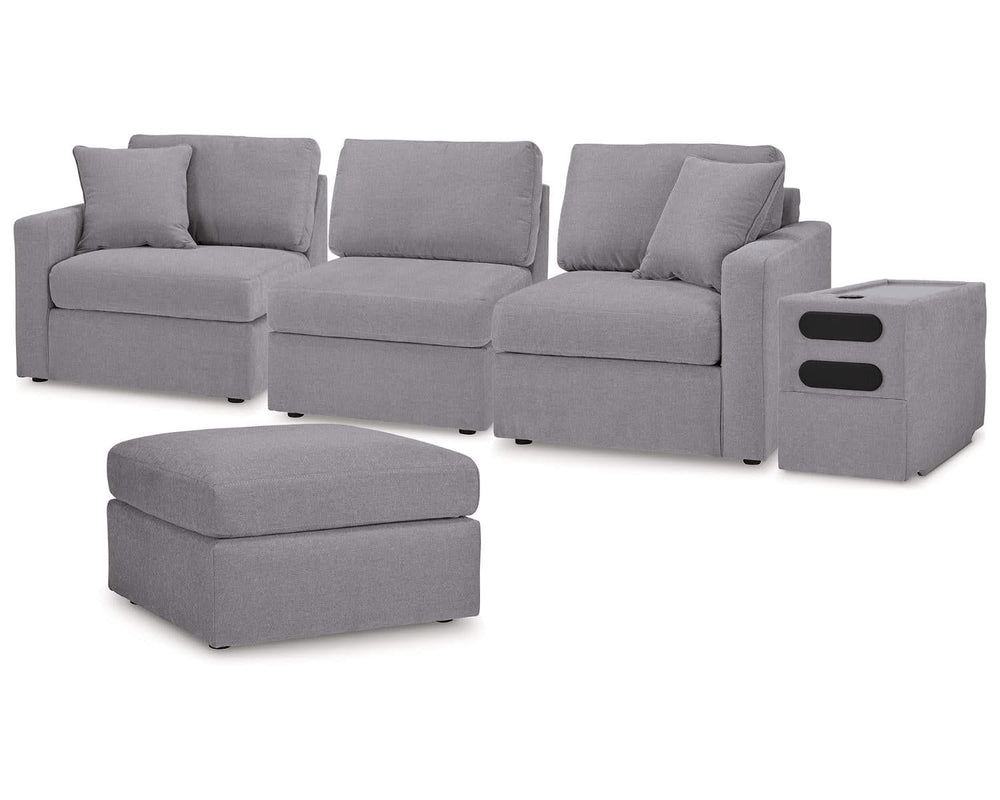 Modmax 4-Piece Sectional and Ottoman