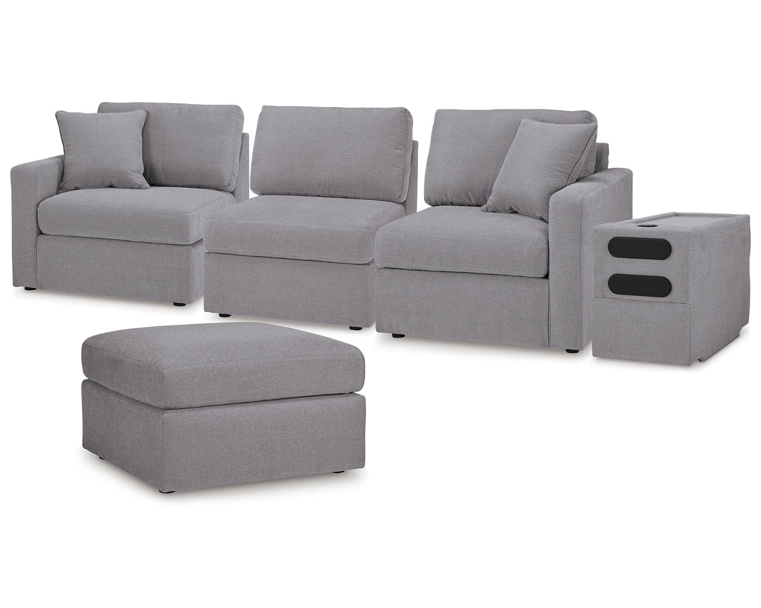 Modmax 4-Piece Sectional and Ottoman