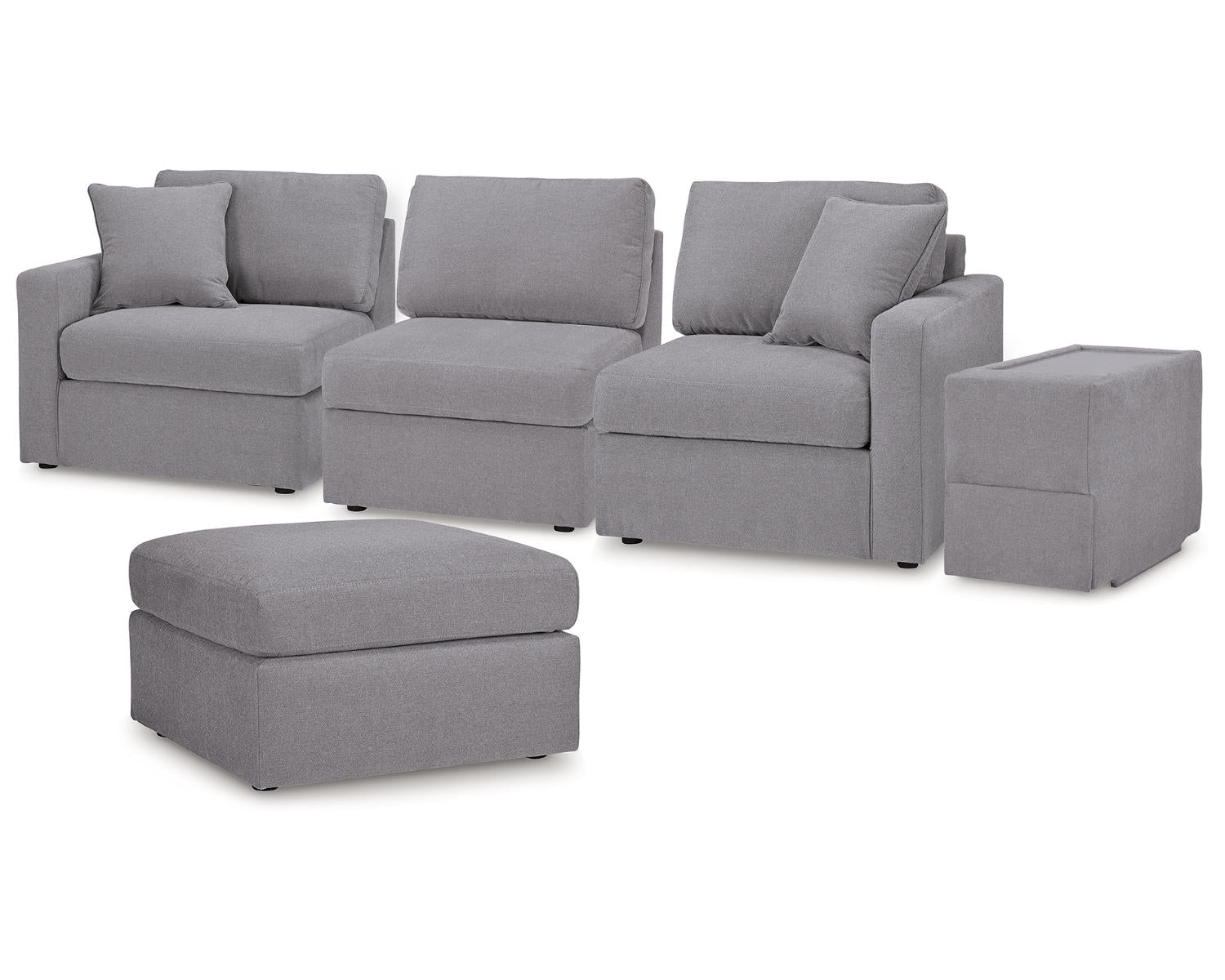 Modmax 4-Piece Sectional and Ottoman