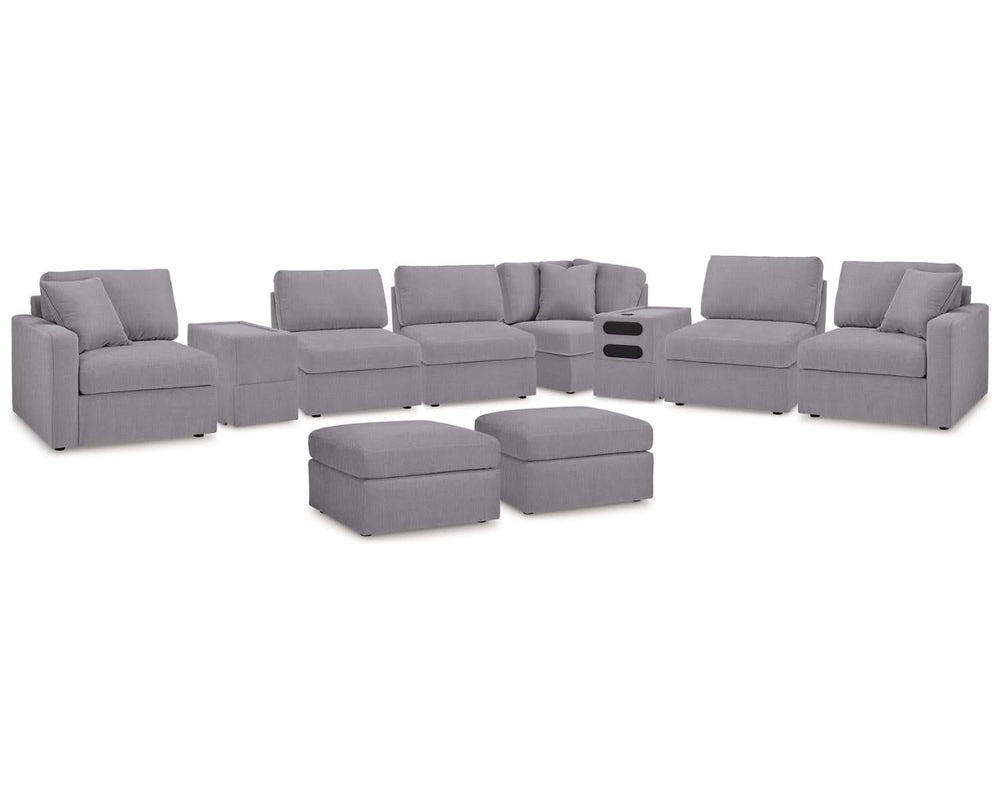 Modmax 8-Piece Sectional and 2 Ottomans