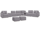 Modmax 8-Piece Sectional and 2 Ottomans